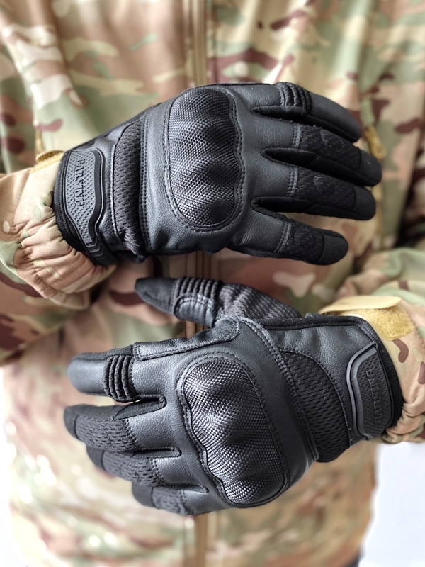 Перчатки тактические GSG-53 "Хитин" черные